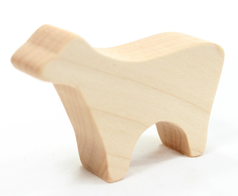 Wooden Lamb Toy