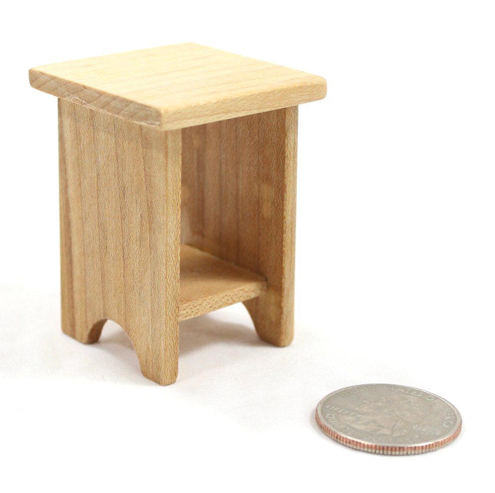 Dollhouse Furniture Maple End Table