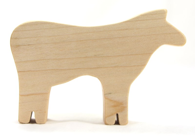 Wood Cow Toy