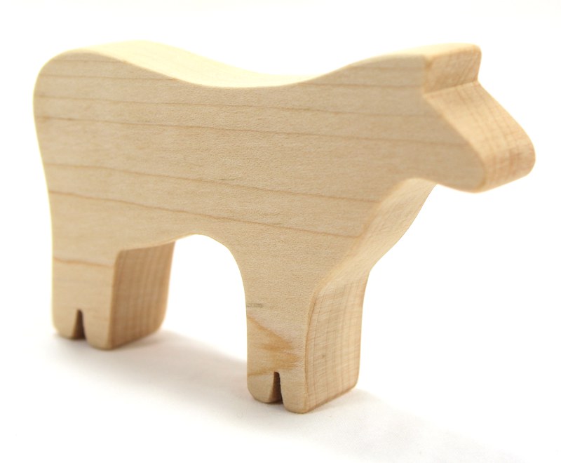 Wood Cow Toy