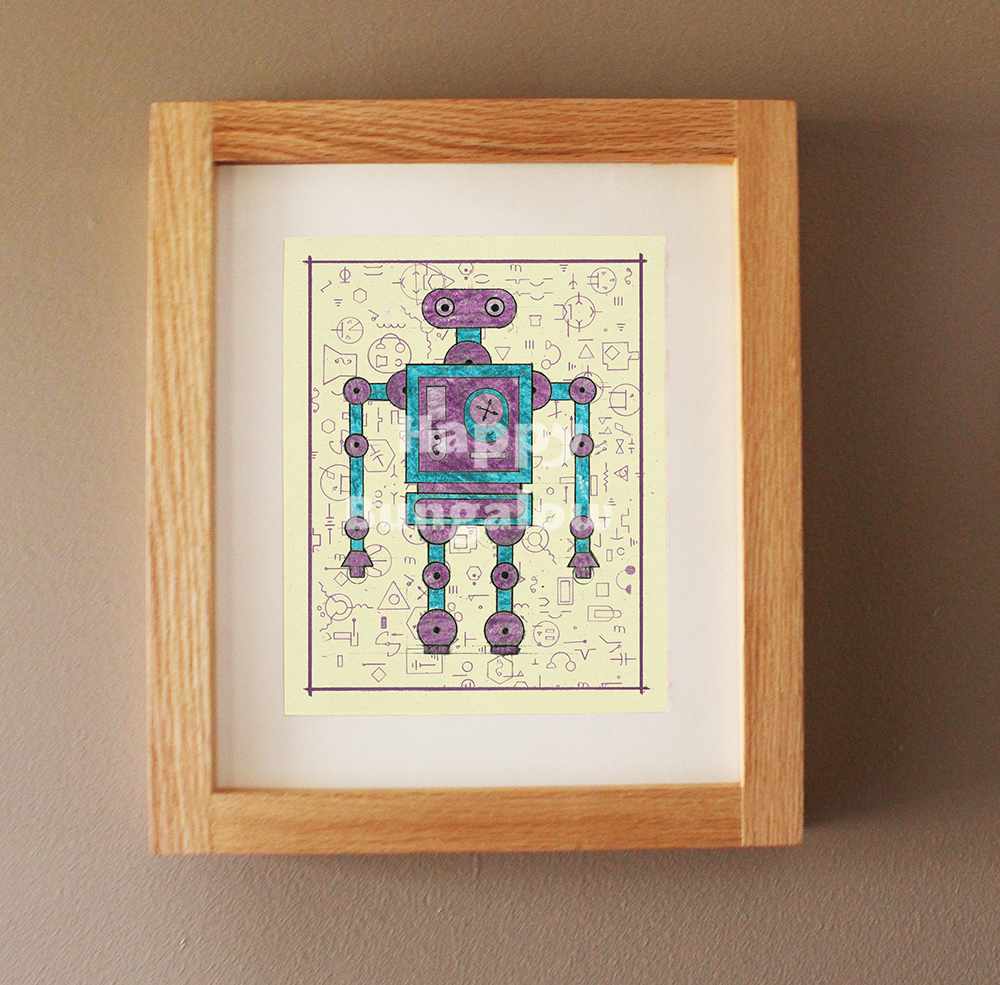 Free Printable Robot Coloring Pages for Kids and Adults