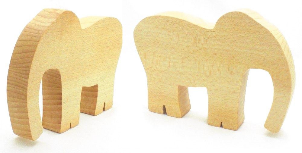 Elephant Wood Toy