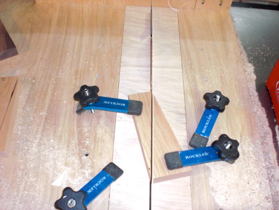 Happy Bungalow Wood Clock Process 04 Cutting Segments On Tablesaw