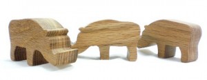 wood animal toy warthog