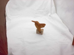 handmade wooden bird