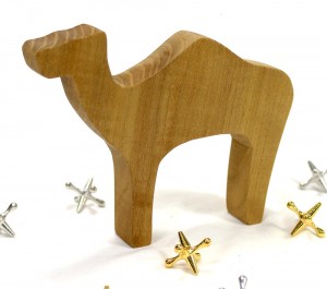 Wooden Safari Toy Camel handmade from Sassafras by Happy Bungalow