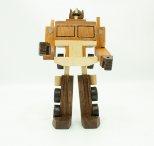 wood transformer toy