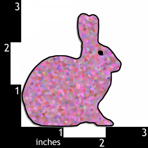 Pink Bunny Rabbit Sticker