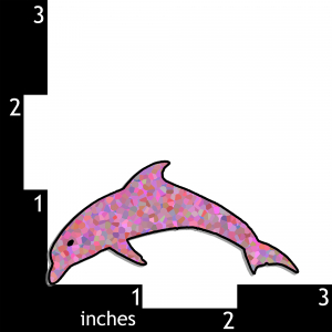 Pink Dolphin Sticker