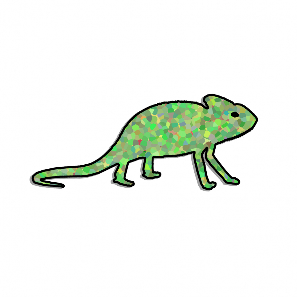 Iguana Chameleon Lizard Sticker