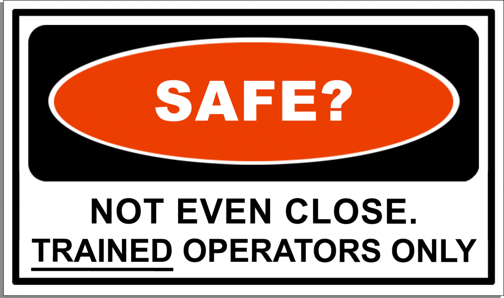 Trained Operators Only sticker
