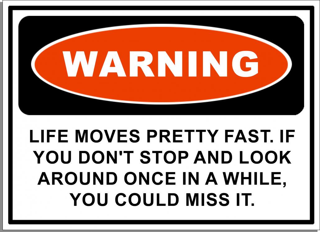 WARNING: Life Moves Pretty Fast. | Movie Quote | Ferris Bueller